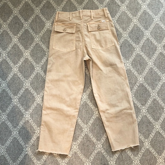 Mother Beige Ankle Pants - Picture 2 of 4